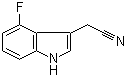 4-Fluoroindole-3-acetonitrile Structure,89434-04-8Structure