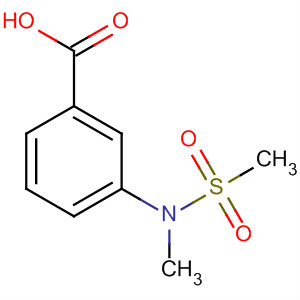 3-(N-methylmethanesulphonamido)benzoic acid Structure,89469-46-5Structure