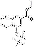 4-[[(1,1-Dimethylethyl)dimethylsilyl]oxy]-2-naphthalenecarboxylic acid ethyl ester Structure,894779-44-3Structure