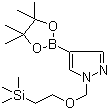 4-(4,4,5,5-Tetramethyl-1,3,2-dioxaborolan-2-yl)-1-([2-(trimethylsilyl)ethoxy]methyl)-1h-pyrazole Structure,894807-98-8Structure