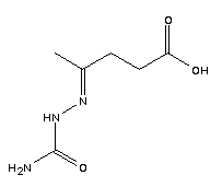 Levulinic acid semicarbazone Structure,89532-09-2Structure