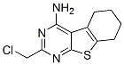 2-(Chloromethyl)-5,6,7,8-tetrahydro[1]benzothieno[2,3-d]pyrimidin-4-amine Structure,89567-04-4Structure