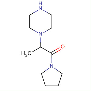 2-(Piperazin-1-yl)-1-(pyrrolidin-1-yl)propan-1-one Structure,89574-40-3Structure