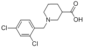 1-(2,4-Dichlorobenzyl)piperidine-3-carboxylic acid Structure,896045-26-4Structure