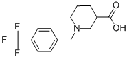 1-(4-Trifluoromethyl-benzyl)-piperidine-3-carboxylic acid hydrochloride Structure,896046-07-4Structure