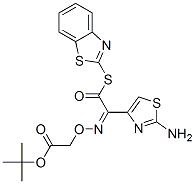 2-Mercaptobenzothazolyl (Z)-2-(2-aminothiazol-4-yl)-2-(tert-butoxycarbonylmethoxyimino)acetate Structure,89605-09-4Structure