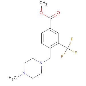 Methyl 4-((4-methylpiperazin-1-yl)methyl)-3-(trifluoromethyl)benzoate Structure,896160-80-8Structure