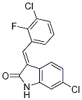 3-(3-Chloro-2-fluorobenzylidene)-6-chloroindolin-2-one Structure,897365-76-3Structure