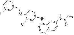 N-[4-[[3-chloro-4-[(3-fluorophenyl)methoxy]phenyl]amino]-6-quinazolinyl]-2-propenamide Structure,897383-62-9Structure