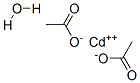 Cadmium acetate hydrate Structure,89759-80-8Structure