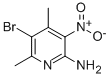 2-Amino-3-nitro-4,6-dimethyl-5-bromopyridine Structure,89791-76-4Structure