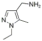 [(1-Ethyl-5-methyl-1H-pyrazol-4-yl)methyl]amine Structure,898046-26-9Structure