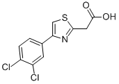 2-(4-(3,4-Dichlorophenyl)thiazol-2-yl)acetic acid Structure,898390-41-5Structure