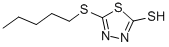 5-Pentylthio-1,3,4-thiadiazole-2-thiol Structure,89852-45-9Structure