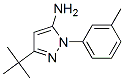 3-Tert-butyl-1-(3-methylphenyl)-1H-pyrazol-5-amine Structure,898537-77-4Structure