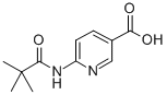 6-(2,2-Dimethylpropionylamino)nicotinicacid Structure,898561-66-5Structure