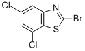 2-Bromo-5,7-dichlorobenzothiazole Structure,898747-71-2Structure