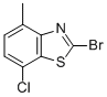 2-Bromo-7-chloro-4-methylbenzothiazole Structure,898748-08-8Structure