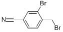 2-Bromo-4-cyanobenzyl bromide Structure,89892-39-7Structure