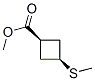 Cyclobutane carboxylic acid,3-(methylthio)-,methylester,cis-(9ci) Structure,89945-43-7Structure