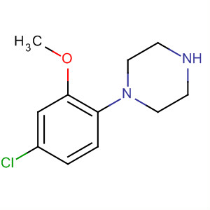 1-(4-Chloro-2-methoxyphenyl)piperazine Structure,89989-01-5Structure