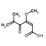 Penicillic acid standard Structure,90-65-3Structure