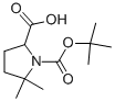 1-(Tert-butoxycarbonyl)-5,5-dimethylpyrrolidine-2-carboxylic acid Structure,900158-99-8Structure