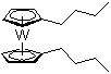 Bis(butylcyclopentadienyl)tungsten Structure,90023-17-9Structure