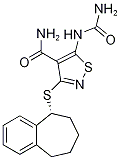 (R)-3-((6,7,8,9-tetrahydro-5h-benzo[7]annulen-5-yl)thio)-5-ureidoisothiazole-4-carboxamide Structure,900525-26-0Structure