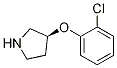 Pyrrolidine, 3-(2-chlorophenoxy)-, (3s)- Structure,900572-42-1Structure