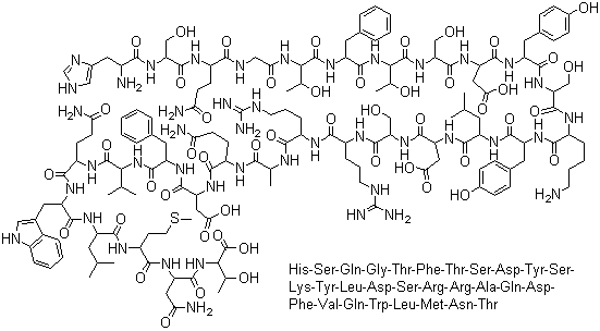 Glucagon hydrochloride Structure,9007-92-5Structure