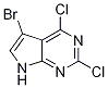 5-Bromo-2,4-dichloro-7h-pyrrolo[2,3-d]pyrimidine Structure,900789-14-2Structure