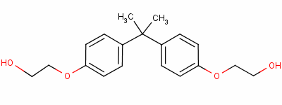 2,2-isopropylidenebis(p-phenyleneoxy)diethanol Structure,901-44-0Structure