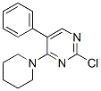 2-Chloro-5-phenyl-4-(piperidin-1-yl)pyrimidine Structure,901303-38-6Structure