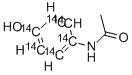 Acetaminophen-ring-UL-14C Structure,90135-67-4Structure