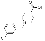 1-(3-Chloro-benzyl)-piperidine-4-carboxylic acid hydrochloride Structure,901920-70-5Structure