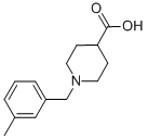 N-(3-Methylbenzyl)piperidine-4-carboxylic acid Structure,901920-98-7Structure