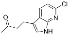 2-Butanone, 4-(6-chloro-1h-pyrrolo[2,3-b]pyridin-3-yl) Structure,902134-77-4Structure