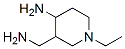 Piperidine, 4-amino-3-(aminomethyl)-1-ethyl-(7ci) Structure,90225-95-9Structure