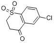 6-Chloro-1-benzothiopyran-4-one 1,1-dioxide Structure,90396-06-8Structure