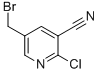 3-Pyridinecarbonitrile, 5-(bromomethyl)-2-chloro- Structure,904745-64-8Structure