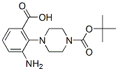 4-(2-Amino-6-carboxy-phenyl)-piperazine-1-carboxylic acid tert-butyl ester Structure,904818-03-7Structure