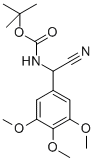 [Cyano-(3,4,5-trimethoxy-phenyl)-methyl]-carbamicacidtert-butylester Structure,904818-28-6Structure