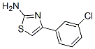 4-(3-Chloro-phenyl)-thiazol-2-ylamine Structure,90533-23-6Structure