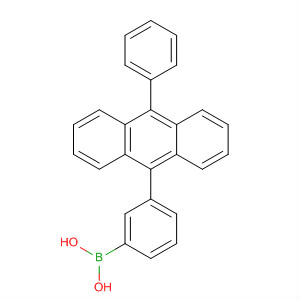 3-(10-Phenyl-9-anthracenyl)phenyl boronic acid Structure,905947-49-1Structure