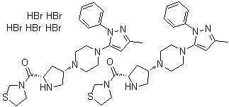 Teneligliptin hydrobromide Structure,906093-29-6Structure