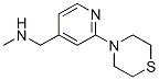 4-[(Methylamino)methyl]-2-(thiomorpholin-4-yl)pyridine Structure,906352-66-7Structure