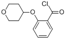 2-(Tetrahydropyran-4-yloxy)benzoyl chloride Structure,906352-68-9Structure