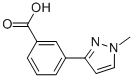 3-(1-Methyl-1H-pyrazol-3-yl)benzoic acid Structure,906352-85-0Structure