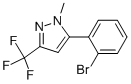 5-(2-Bromophenyl)-1-methyl-3-(trifluoromethyl)-1h-pyrazole Structure,906352-89-4Structure